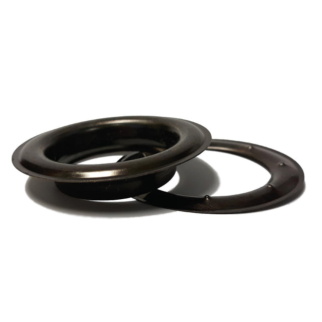 #12 Grommets with Washers 1-1/2 inch  Gun Metal (100 Pack)