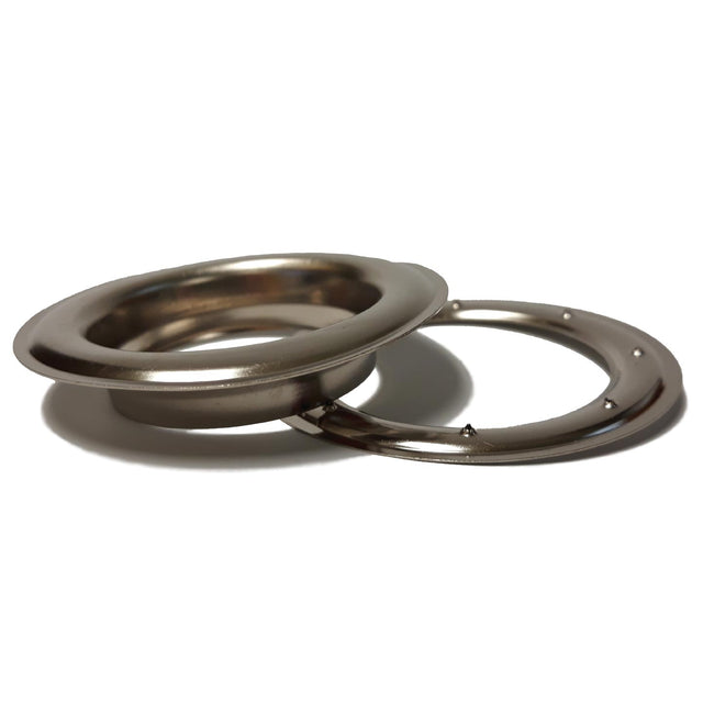 #12 Grommets with Washers 1-1/2 inch Nickel  (100 Pack)