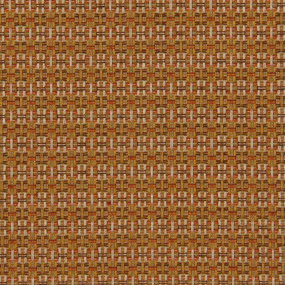 Robert Allen Sunbrella Locking Dots Tangerine Upholstery Fabric