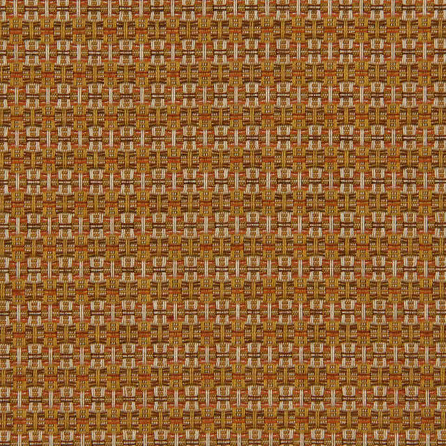 Robert Allen Sunbrella Locking Dots Tangerine Upholstery Fabric