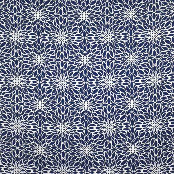 Sample of Silver State Sunbrella Penelope Indigo Roman Holidays Collection Upholstery Fabric