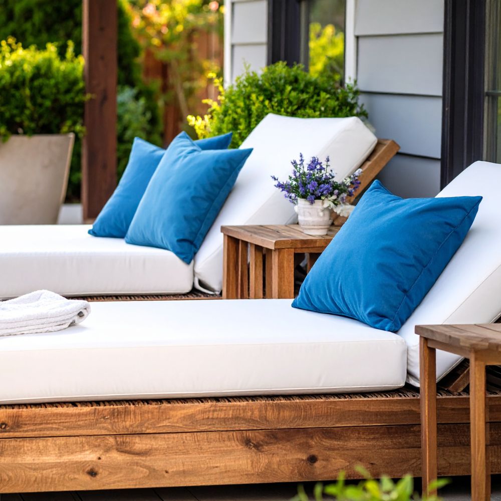 Custom Chaise Lounge Chair Cushions