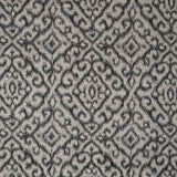 Sample of Silver State Sunbrella Macau Char Savannah Collection Upholstery Fabric