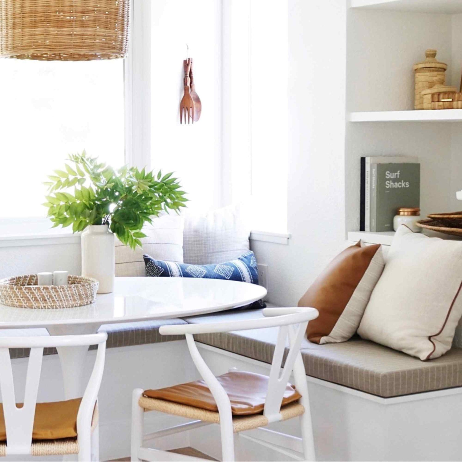 Custom Breakfast Nook Cushions Made With Sunbrella Fabric