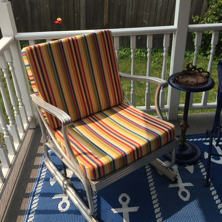 Builder Product TEST REGI (Chair Builder) Seat and Back Chair (Regi Pricing Formula TEST) - Outdoor Fabric Central