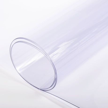 By the Yard - Okamoto Clear Plastic 30 Gauge x 54 inches w/paper Clear - Outdoor Fabric Central