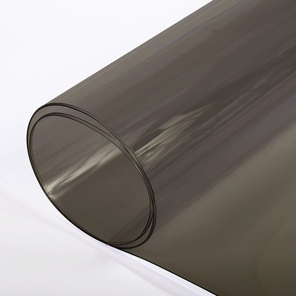 By The Yard - Ultra Clear Vinyl 20 Gauge x 54 inches Dark Tint - Outdoor Fabric Central