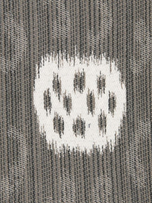 Robert Allen Sunbrella Shara Ikat Black and White Upholstery Fabric