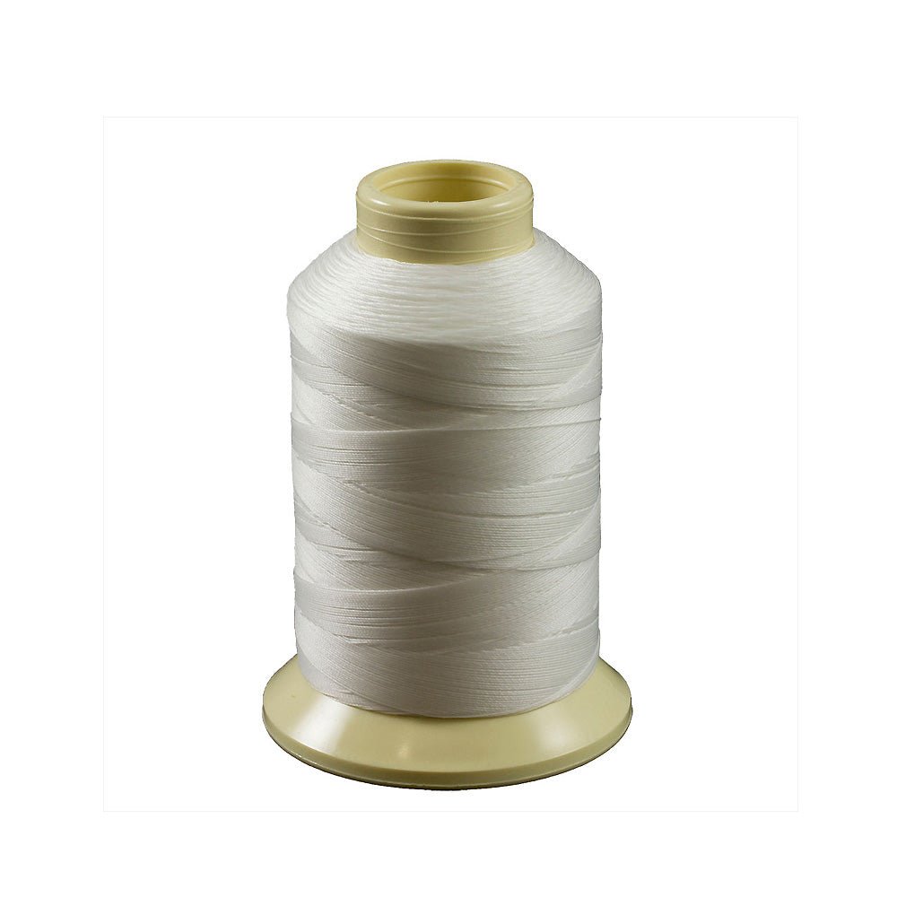 Coats Ultra Dee Polyester Thread Bonded Size DB92 White 4 - oz - Outdoor Fabric Central