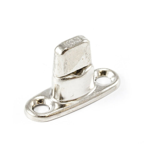 Common Sense Turn Button Double Height Two Screw Holes 91 - XB - 78323 - 2A Nickel Plated Brass 1000 pack - Outdoor Fabric Central