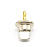 Common Sense Turn Button Screw Stud 91 - XB - 783247 - 2A 5/8 inch Nickel - Plated Brass 1000 pack - Outdoor Fabric Central