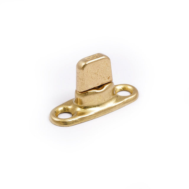 Common Sense Turn Button w/Two Screw Holes 91-XB-78322-1E Bright Brass 100 pack