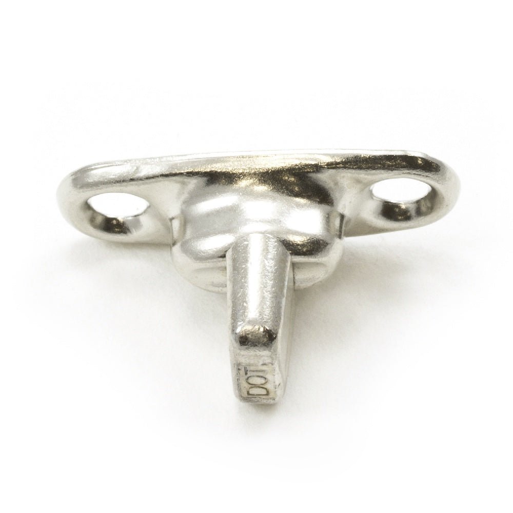 Common Sense Turn Button w/Two Screw Holes 91 - XB - 78322 - 2A Nickel - Plated Brass 1000 pack - Outdoor Fabric Central