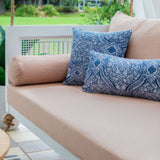 Crib Size Sunbrella Porch Swing Bed Cushion Cover Bundle (52X28) - Outdoor Fabric Central