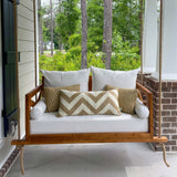 Crib Size Sunbrella Porch Swing Bed Cushion Cover Bundle (52X28) - Outdoor Fabric Central