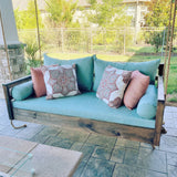 Crib Size Sunbrella Porch Swing Bed Cushion Cover Bundle (52X28) - Outdoor Fabric Central