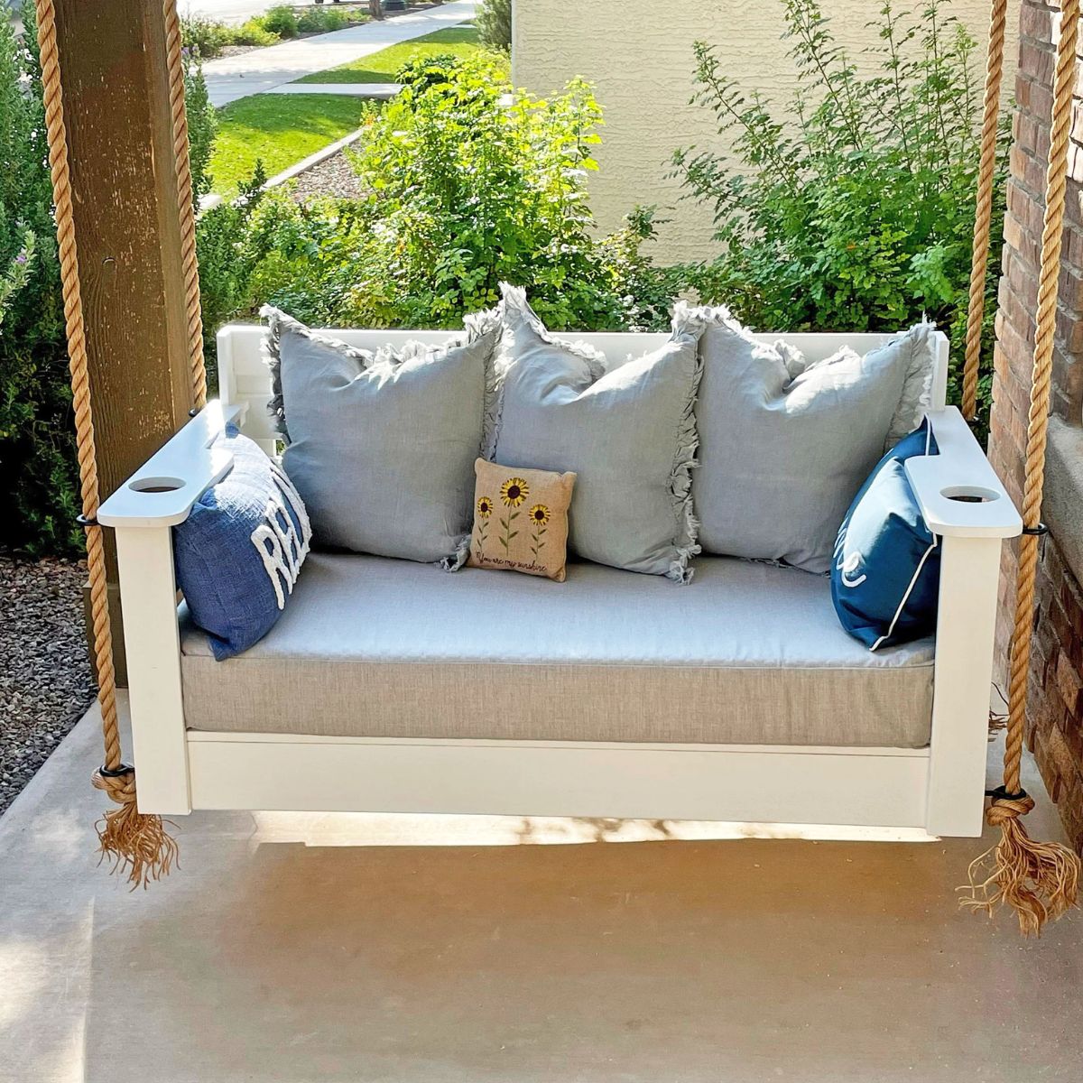 Custom crib daybed cushions