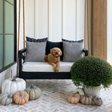Curated Swing Bed Cushion Bundle - Triple C Farmhouse Set - Sunbrella Cushion Set - Outdoor Fabric Central