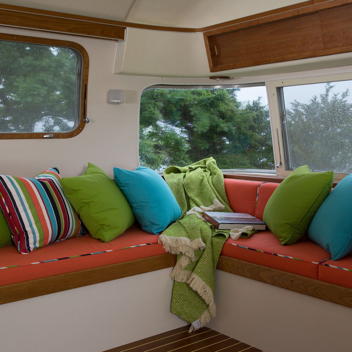 Custom Bench Window Cushions - Outdoor Fabric Central