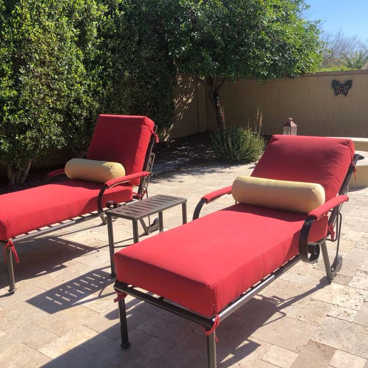 Custom Outdoor Bolster Pillows - Outdoor Fabric Central