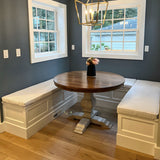 Striped Sunbrella Bench Nook Cushions Made With Sunbrella Fabric