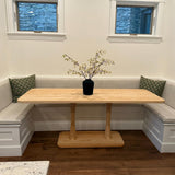 Custom Breakfast Nook  Bench Cushions Made With Sunbrella Fabric
