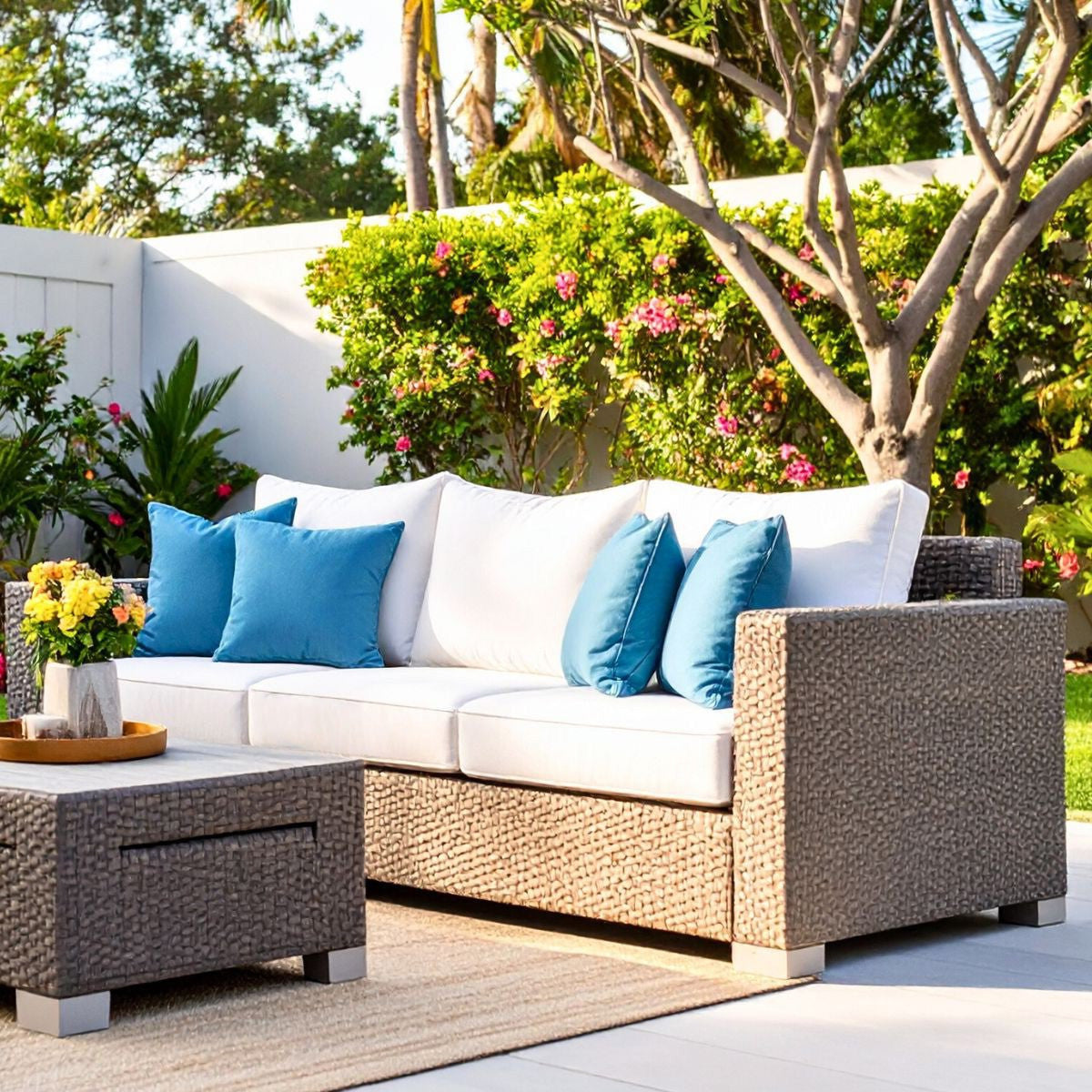 Custom outdoor sofa cushions