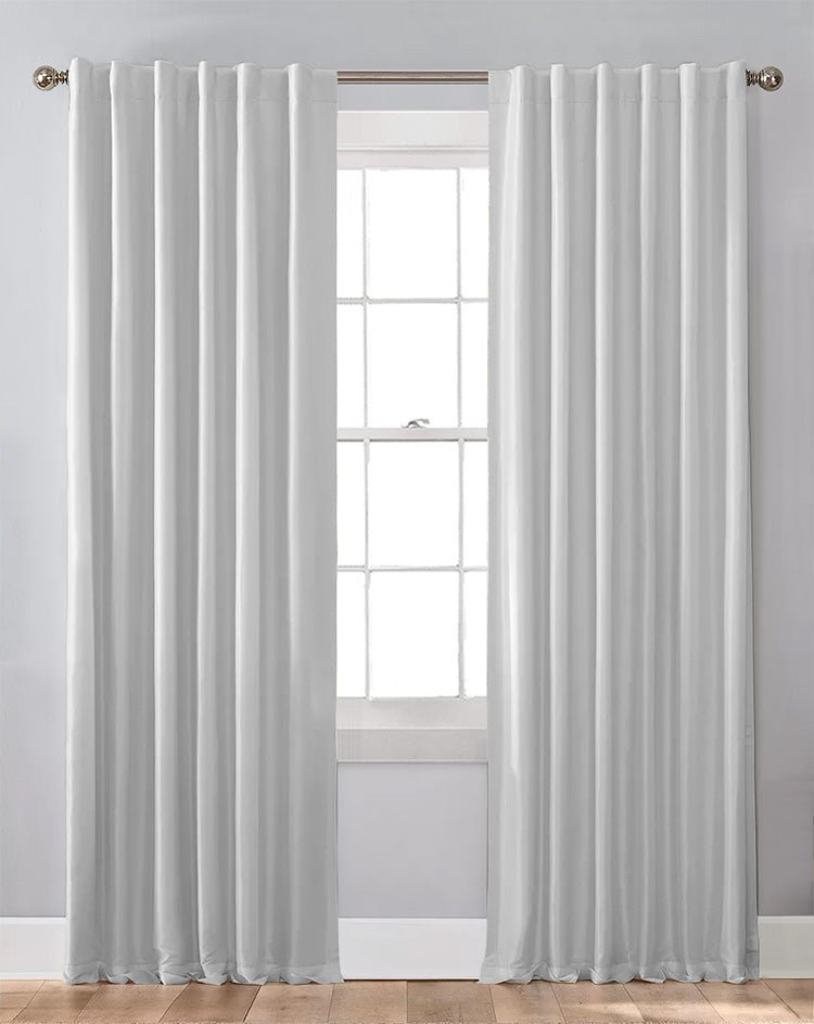 Custom Size Indoor/Outdoor Sunbrella Drapery Curtains with Back Tabs - Outdoor Fabric Central