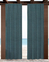 Custom Size Indoor/Outdoor Sunbrella Drapery Curtains with Rod Pocket - Outdoor Fabric Central