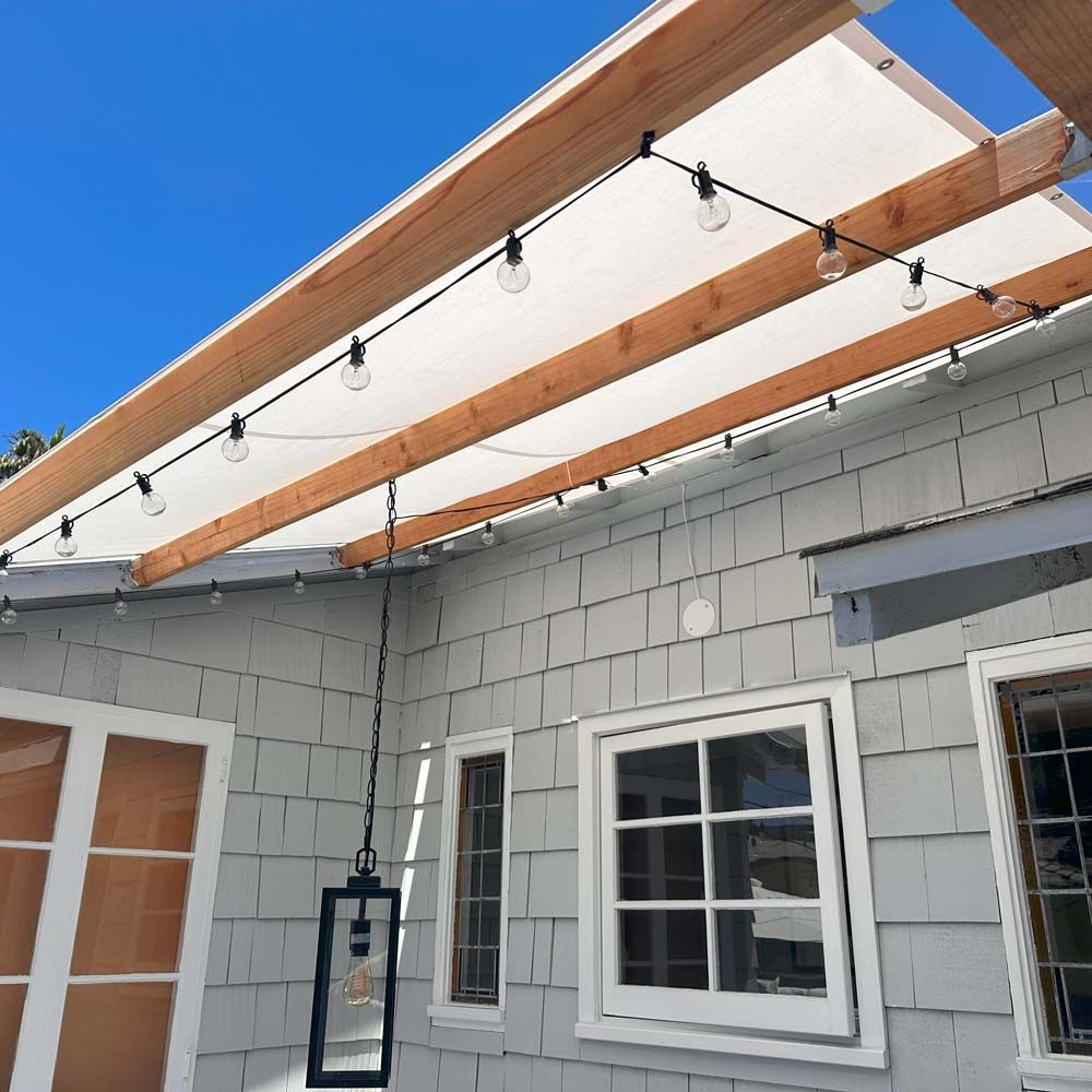 Custom Size Sunbrella Fabric Panel with Grommets - Outdoor Fabric Central