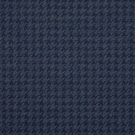Sample of Sunbrella Houndstooth Indigo 44240-0008 Exclusive Collection Upholstery Fabric