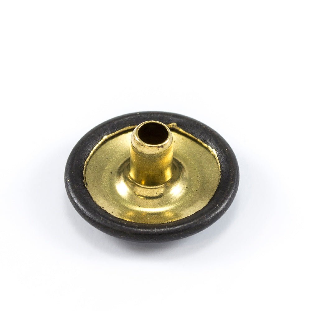 DOT Baby Durable Cap 94 - XB - 12105 - 1B Government Black Brass 1/8 inch 100 pack - Outdoor Fabric Central
