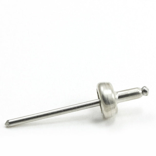 DOT Durable Blind Rivet Stud 93 - X8 - 10314 - 1A Nickel - Plated Brass / Stainless Steel Mandrel 100 pack - Outdoor Fabric Central