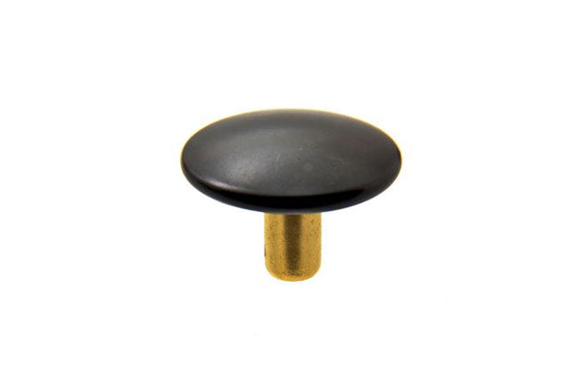 DOT Durable Cap 93 - X2 - 10112 - 1B Government Black Brass 5/16 inch 100 pack - Outdoor Fabric Central