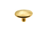 DOT Durable Cap 93 - X2 - 10127 - 1E Bright Brass 1/4 inch 100 pack - Outdoor Fabric Central