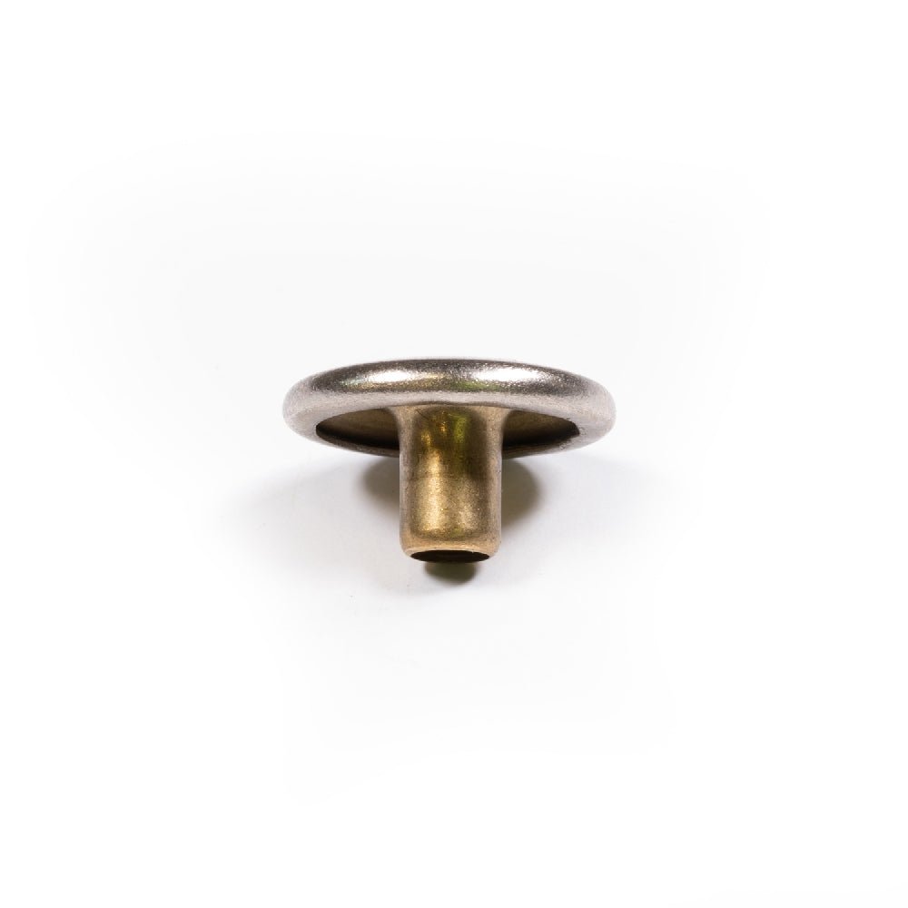DOT Durable Cap 93 - X2 - 10129 - 1A Short Barrel Nickel - Plated Brass 3/16 inch 100 pack - Outdoor Fabric Central