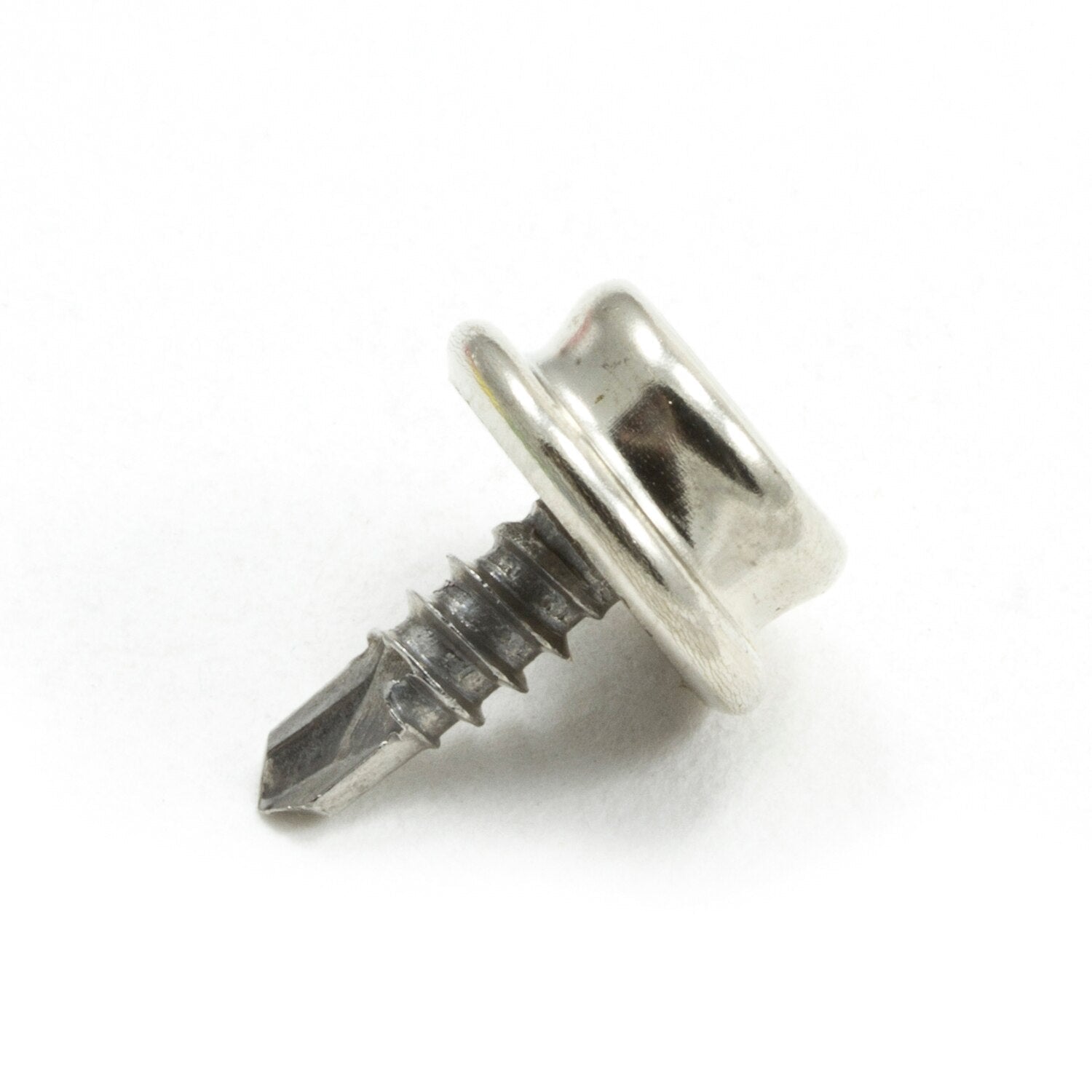 DOT Durable Screw Stud 93-X8-103015-2A Nickel-Plated Brass / Stainless Steel Teks Screw 7/16 Inch 1000 pack