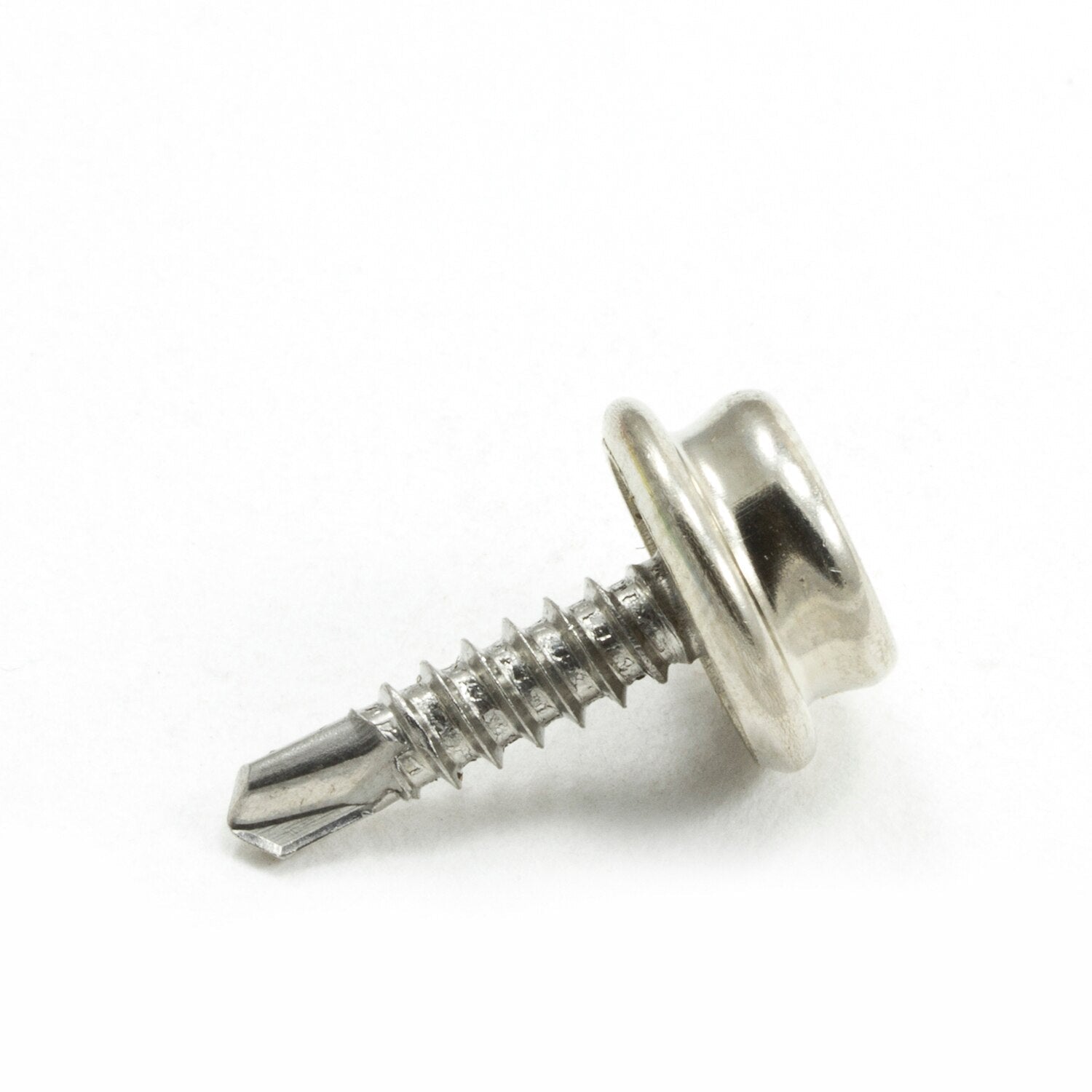 DOT Durable Screw Stud 93-X8-103017-2A Nickel-Plated Brass / Stainless Steel Teks Screw 5/8 Inch 1000 pack