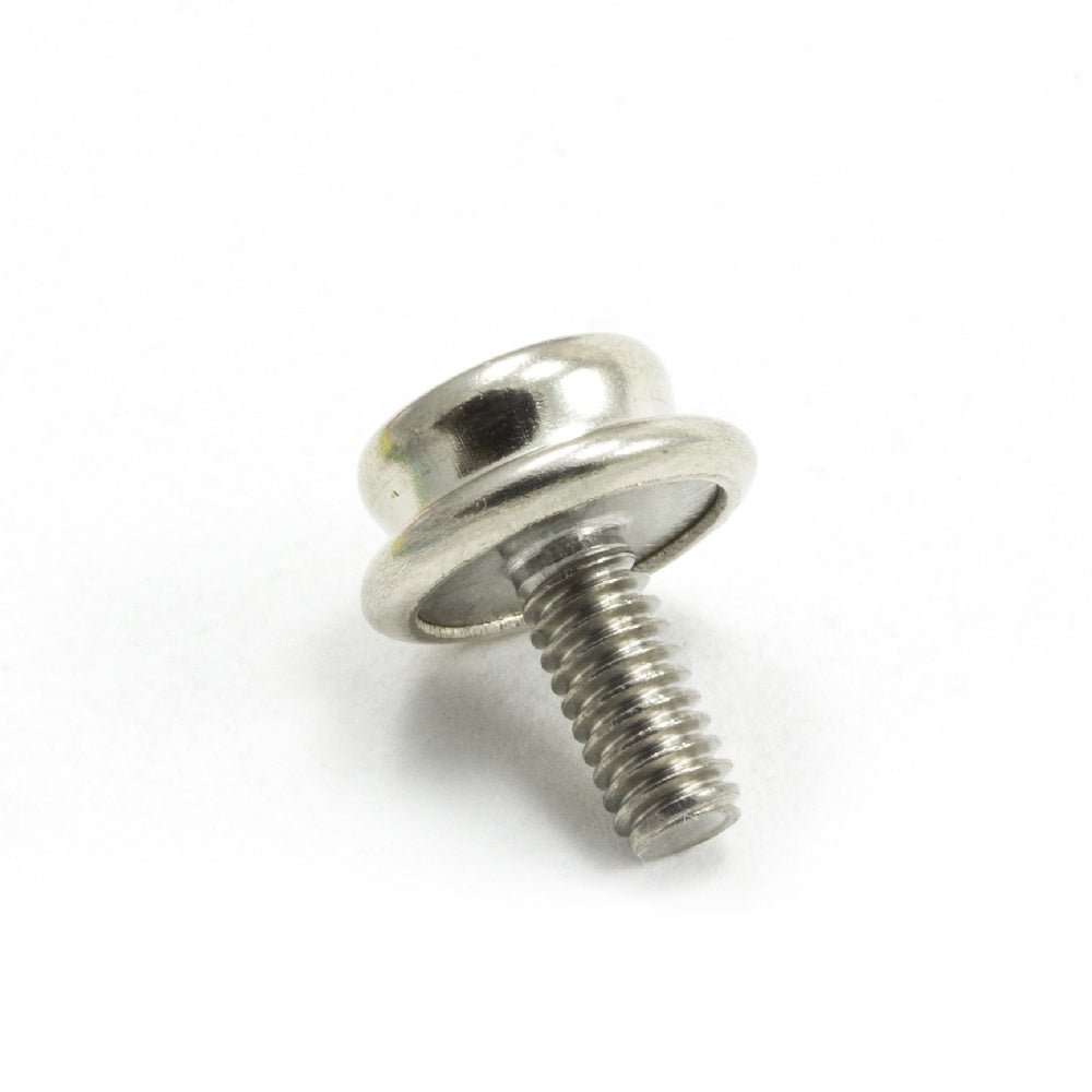 DOT Durable Screw Stud 93 - X8 - 107044 - 1A Nickel - Plated Brass / Stainless Steel Screw 3/8 inch 100 pack - Outdoor Fabric Central