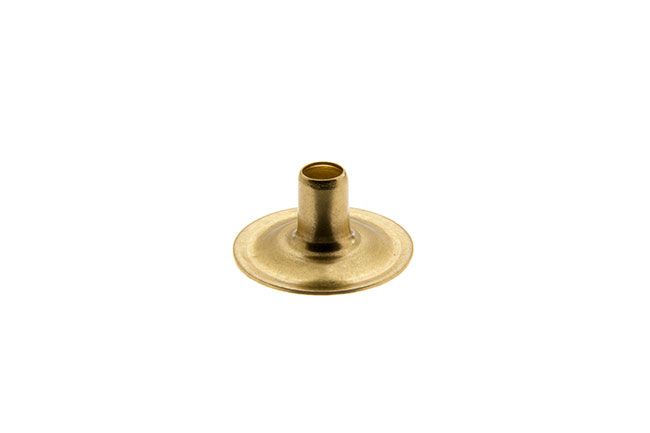 DOT Durable Screw Stud 93 - X8 - 107047 - 1A Nickel - Plated Brass / 10 Stainless Steel Screw 5/8 inch 100 pack - Outdoor Fabric Central