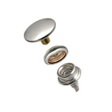 DOT Durable Screw Stud Fastener Set - Cloth - to - Surface (Nickel - Plated Brass) 5/8 inch Screw Stud - Outdoor Fabric Central