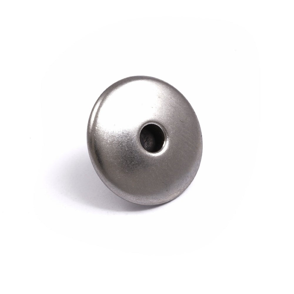 DOT Durable Snap Cap / Open Top Button 93 - XN - 10135 - 1U Stainless Steel 100 pack - Outdoor Fabric Central
