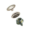 DOT Durable Snap Fastener Set - Cloth - to - Surface (Stainless Steel) 5/8 inch Screw Stud - Outdoor Fabric Central