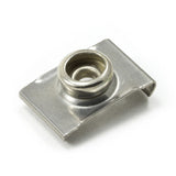DOT Durable Windshield Clip 93 - XX - 10388 - 1A Nickel - Plated Brass Stud / Stainless Steel Clip 3/4 inch 100 pack - Outdoor Fabric Central