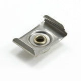 DOT Durable Windshield Clip 93 - XX - 10388 - 1A Nickel - Plated Brass Stud / Stainless Steel Clip 3/4 inch 100 pack - Outdoor Fabric Central