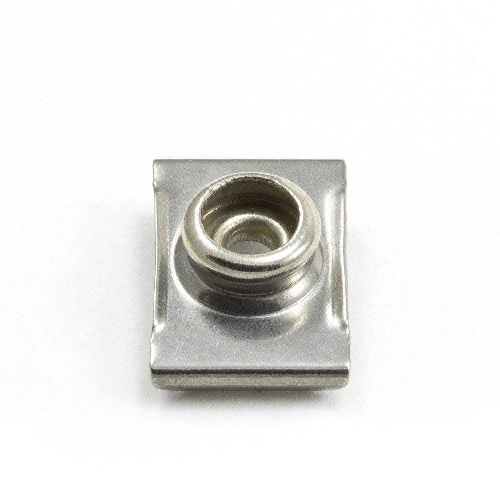 DOT Durable Windshield Clip 93 - XX - 10388 - 1A Nickel - Plated Brass Stud / Stainless Steel Clip 3/4 inch 100 pack - Outdoor Fabric Central