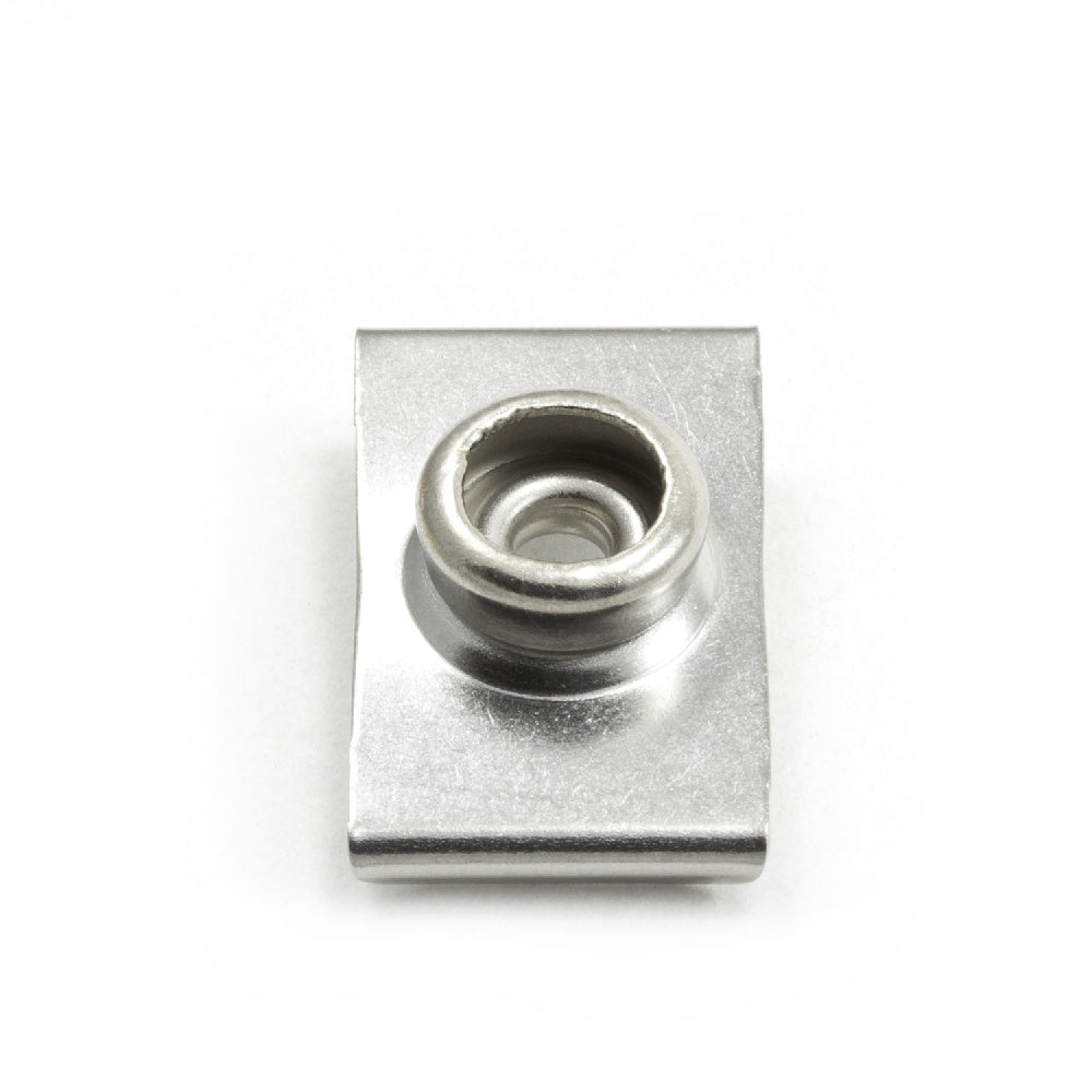 DOT Durable Windshield Clip 93 - XX - 10391 - 1A Nickel - Plated Brass Stud / Stainless Steel Clip 7/8 inch 100 pack - Outdoor Fabric Central