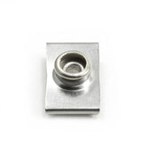 DOT Durable Windshield Clip 93 - XX - 10391 - 1A Nickel - Plated Brass Stud / Stainless Steel Clip 7/8 inch 100 pack - Outdoor Fabric Central