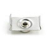 DOT Durable Windshield Clip 93 - XX - 10391 - 1A Nickel - Plated Brass Stud / Stainless Steel Clip 7/8 inch 100 pack - Outdoor Fabric Central