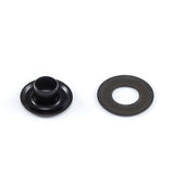 DOT Grommet with Plain Washer #00 (201070001611TXG) Government Black Brass 3/16 inch 1-gross